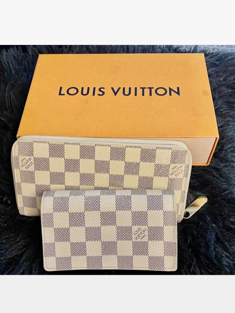 Louis Vuitton Damier Azure Wallets w/Box